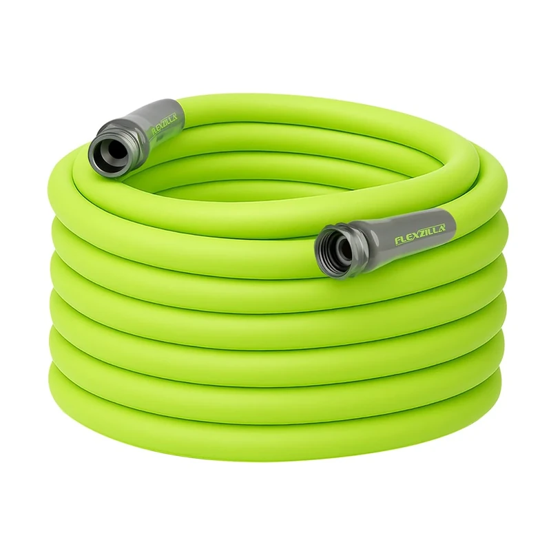 Flexzilla Garden Hose 5/8 in. x 75 ft, Heavy Duty, Lightweight, Drinking Water Safe, ZillaGreen - HFZG575YW-E