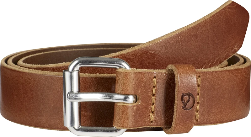 FJALLRAVEN 77280-249 Singi Belt 2.5 cm Belt Unisex Adult Leather Cognac Size 85cm