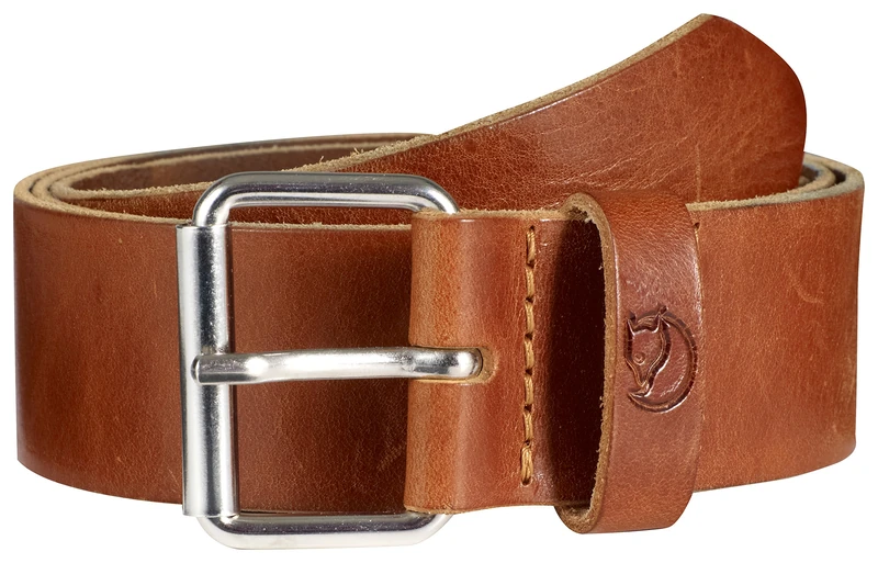FJÄLLRÄVEN Unisex Singi Belt 4 Cm , Leather Cognac, 110 EU