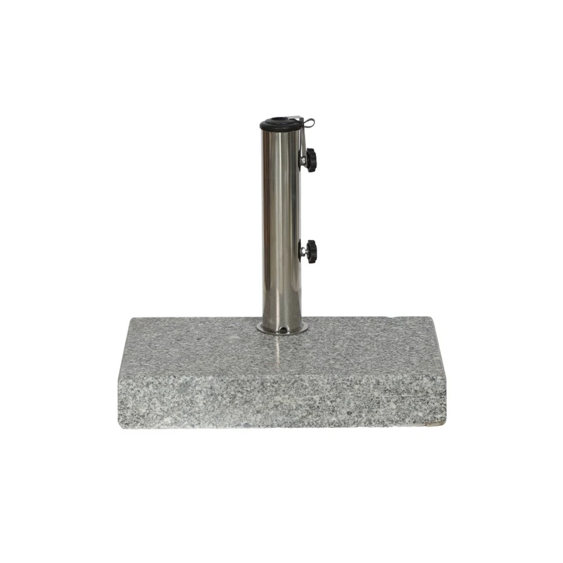 Siena Gard 213345 Granite Parasol Base – 25kg, 45 x 28 cm for Parasols Diameter 25 mm, Grey