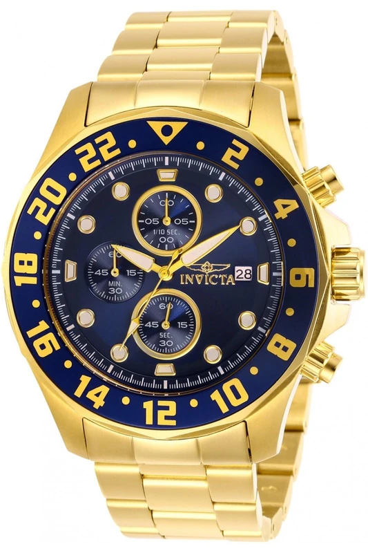 Invicta Specialty 15942 Men's Watch - Waterproof - Analogue - Quartz Movement - stainless steel with blue dial - 48mm