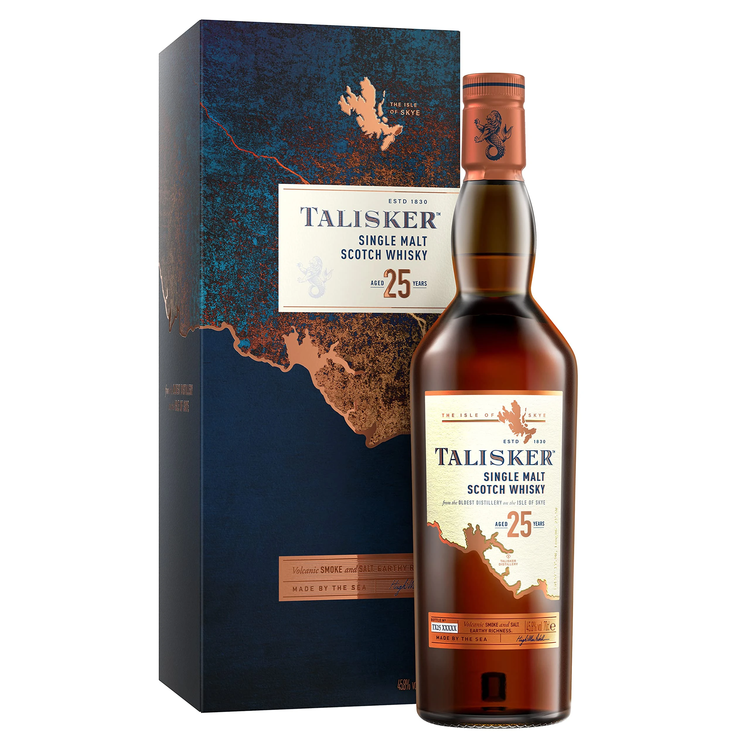 Talisker 25 Year Old Single Malt Scotch Whisky 2014, 70 cl
