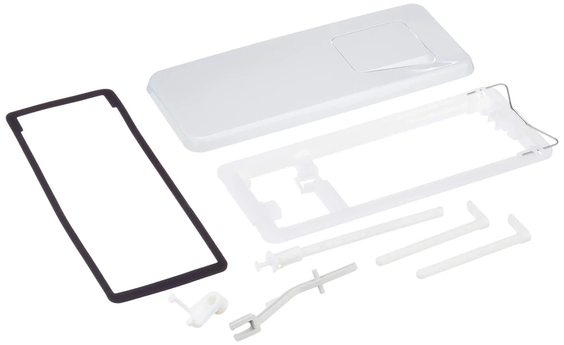 Geberit Twinline 115.888.46.1 WC Wall Plate 115.394.11.1, White, 115394111