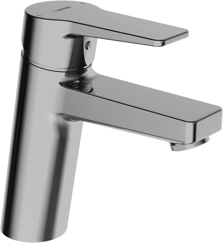 Hansa Hansatwist XL Single-Lever Mixer Tap for Bathroom Basin, Water Tap, Chrome Full Handle, 09022283