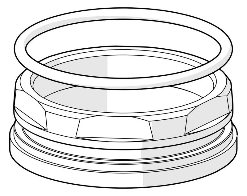 Hansa - 59904775 Locking nut Cartridge - Image 1