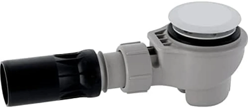 Geberit Uniflex 150681211 Shower Tray Drain Set D52 with Drain Cover Chrome-Plated