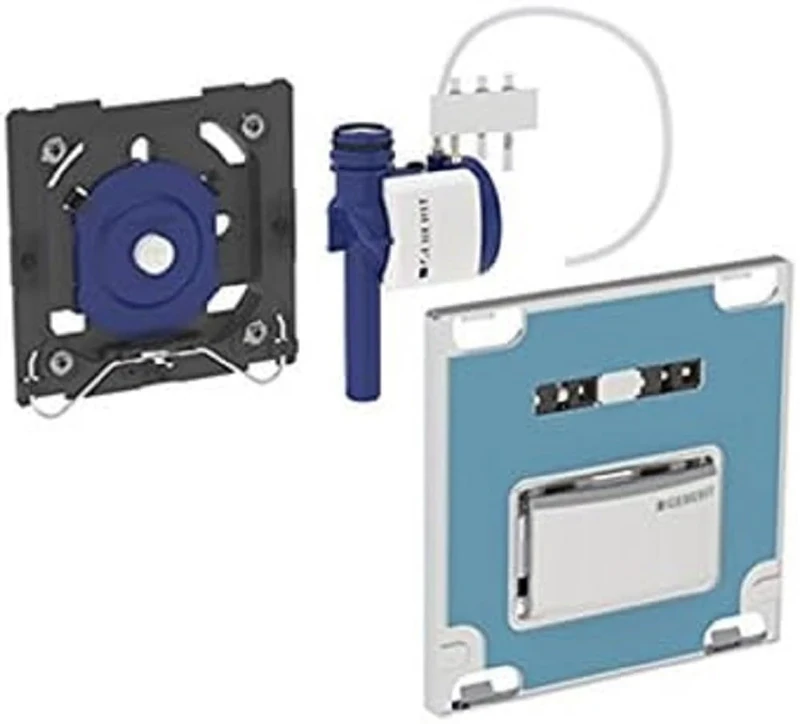 Pre-Pneumatic HyTouch Geberit Sigma 50, Glass/Chrome-Plated, 116016SD5