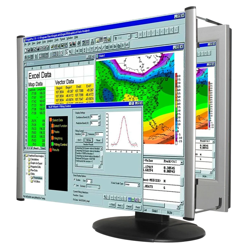 Kantek LCD Monitor Magnifier Filter, Fits 21.5" and 22" LCD Widescreens measured Diagonally (MAG22WL) - Image 1