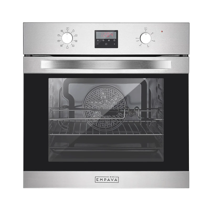 Empava Built-In Electric Steam Oven 72L - 2800W, 9 Functions, Fan Assisted, 360° Rotisserie, Single Oven
