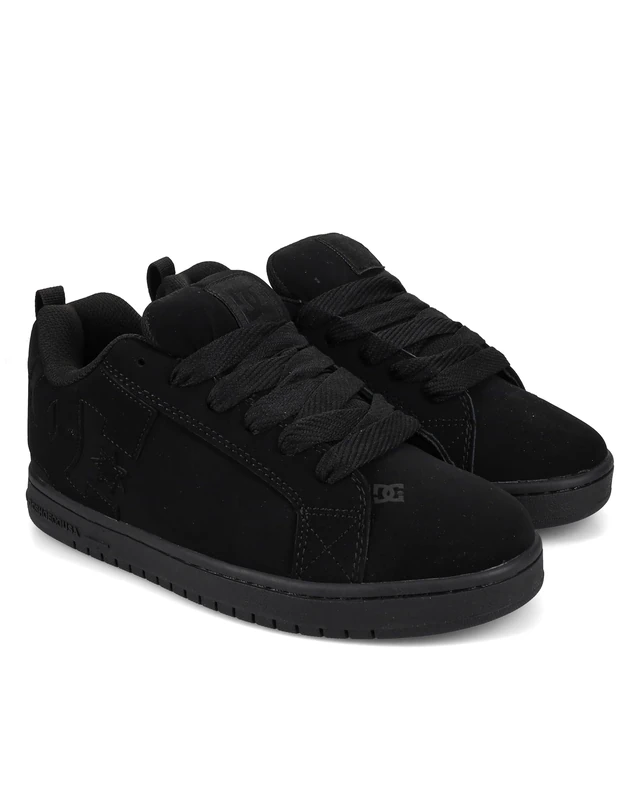 Dc Shoes Men's Court Graffik Shoe, Black/Black/Black, 11.5 UK