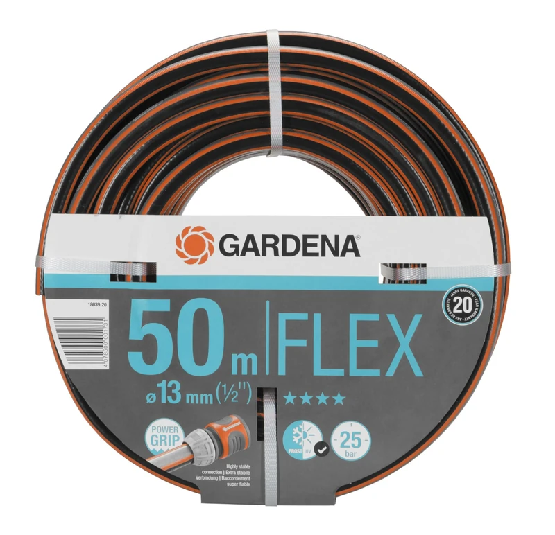 Gardena 13 mm x 50 m Comfort Flex Hose - Multi-Colour