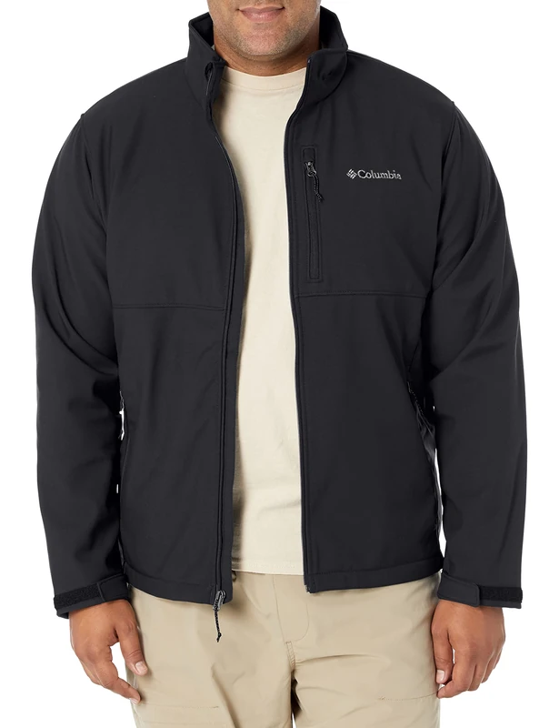 Columbia Men's Ascender Softshell Jacket Shell, Black, S