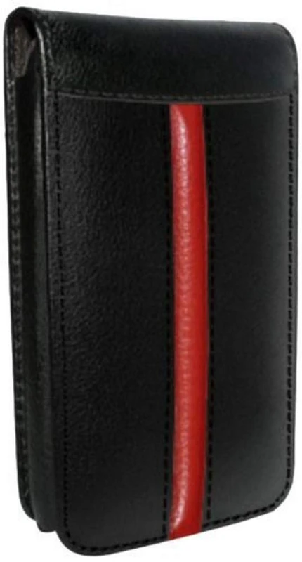 Piel Frama Classic Magnetic Race Edition Leather Case for Apple iPhone 5/5S - Black/Red