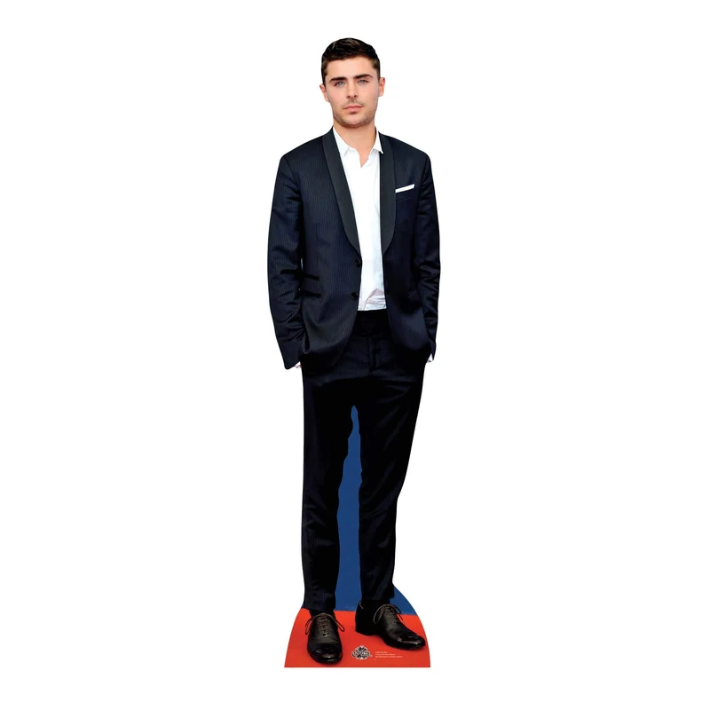 Star Cutouts Zac Efron Cardboard Cutout Perfect for Birthdays, Gifts, Parties & Fans Height 174cm
