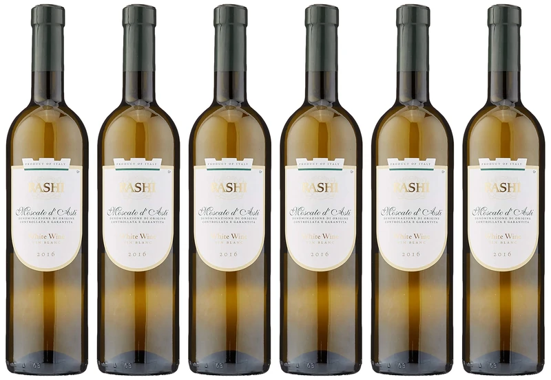Rashi Moscato D'Asti Wine 75 cl Kosher (Case of 6)