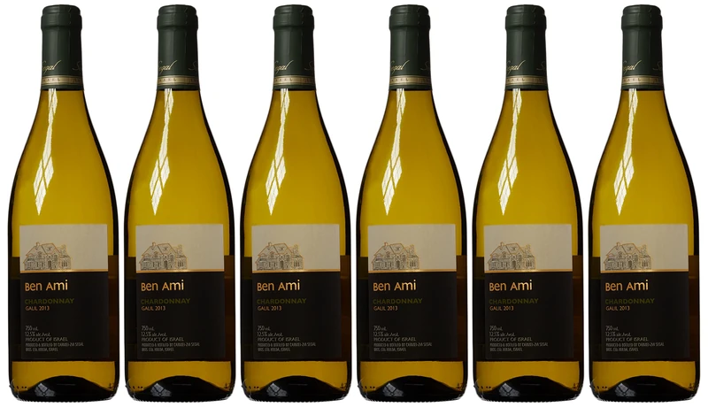 Ben Ami Chardonnay Wine 75 cl Kosher (Case of 6) - Image 1