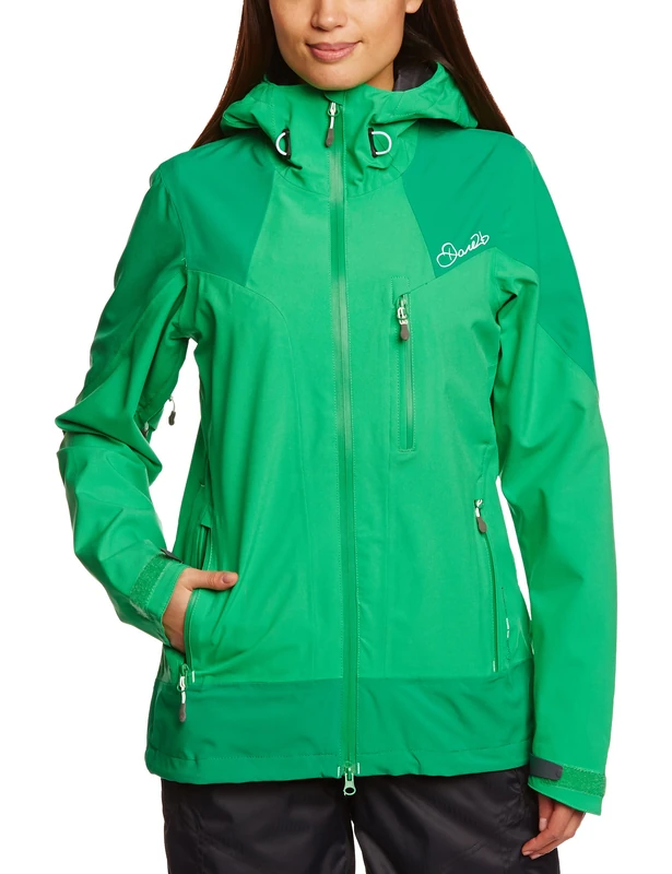 Dare 2b Women's Pellicle Waterproof Jacket - Vivid Green, Size 8