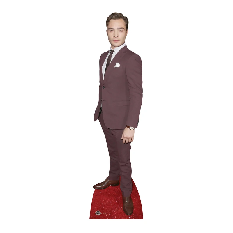 STAR CUTOUTS Ed Westwick 175cm Lifesize Cardboard Cutout