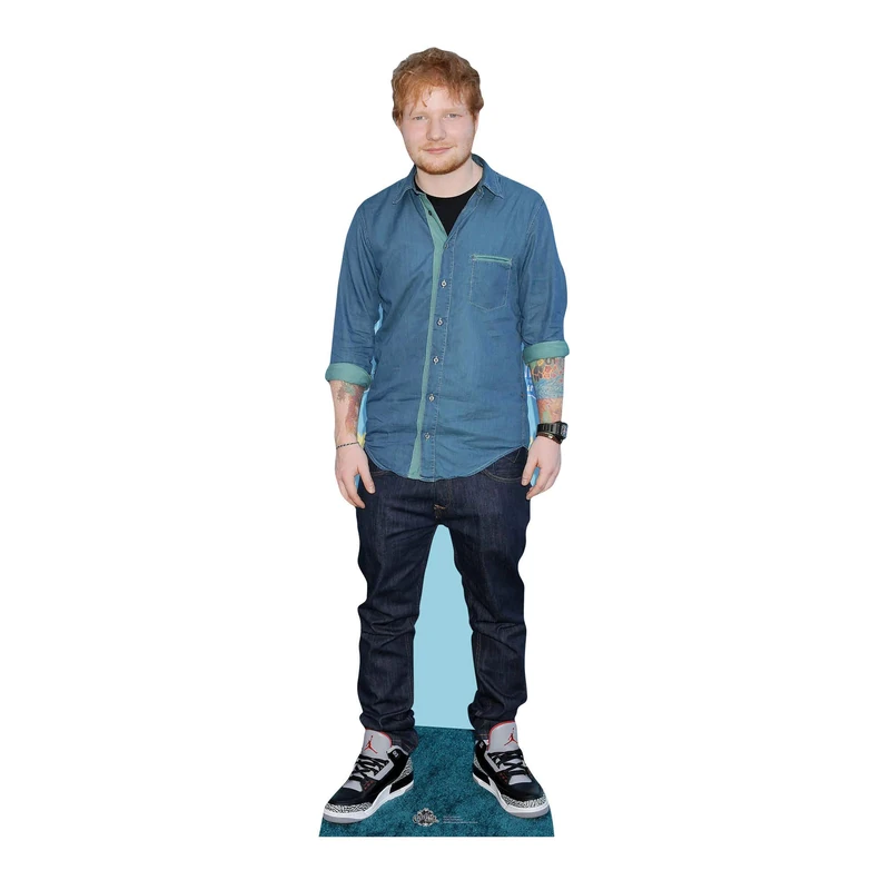 STAR CUTOUTS Ed Sheeran CS595 171cm Lifesize Cardboard Cutout