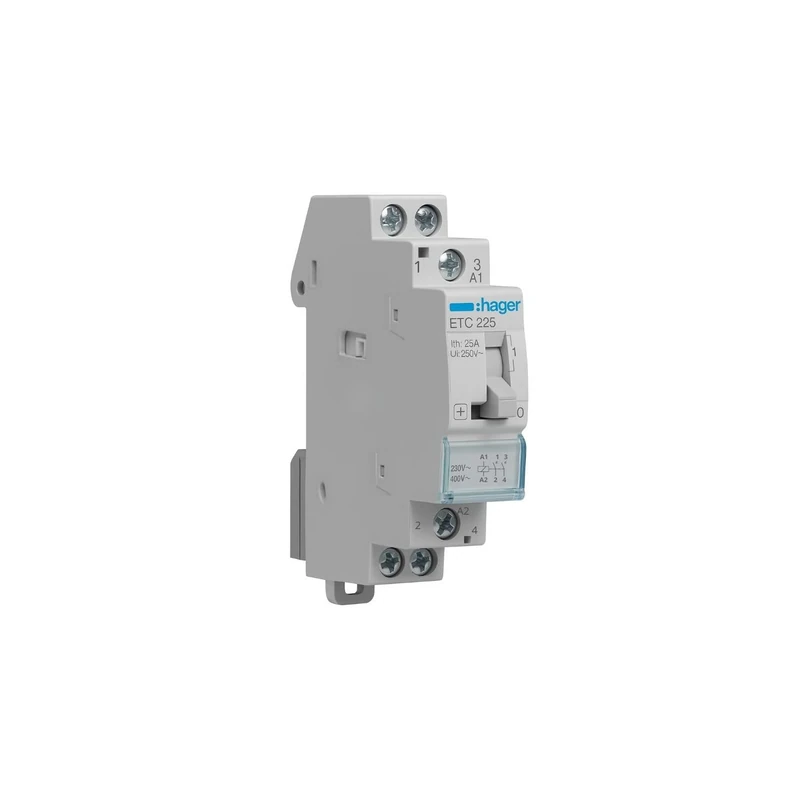 Hager - ETC225 - Day/Night Switch - 25A 2NO 230V