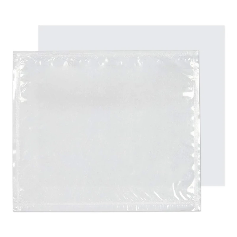 Blake Purely Packaging C7 123 x 111 mm Plain Documents Enclosed Wallet Envelopes Peel and Seal (PDE10) Clear - Pack of 1000