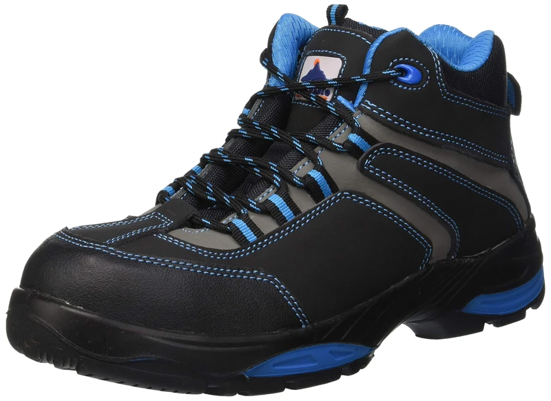 Portwest FC60BLU40 Compositelite Operis Boot, S3 HRO, Regular, Size: 40/7, Black/Blue