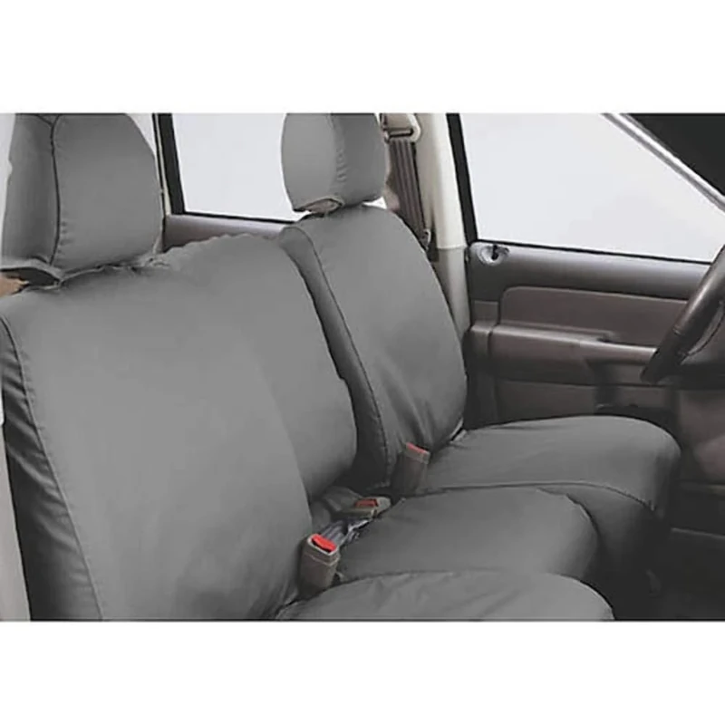 Covercraft SS3439PCGY SeatSaver Waterproof Front Row Custom Fit Seat Cover for Select Chevrolet Silverado 1500GMC Sierra 1500 Models - Polycotton (Grey)