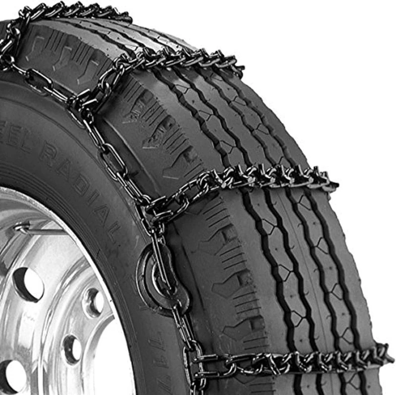 SCC SECURTYCHAIN QG2828CAM Quik Grip V-Bar Light Truck CAM LRS Tire Traction Chain - Set of 2