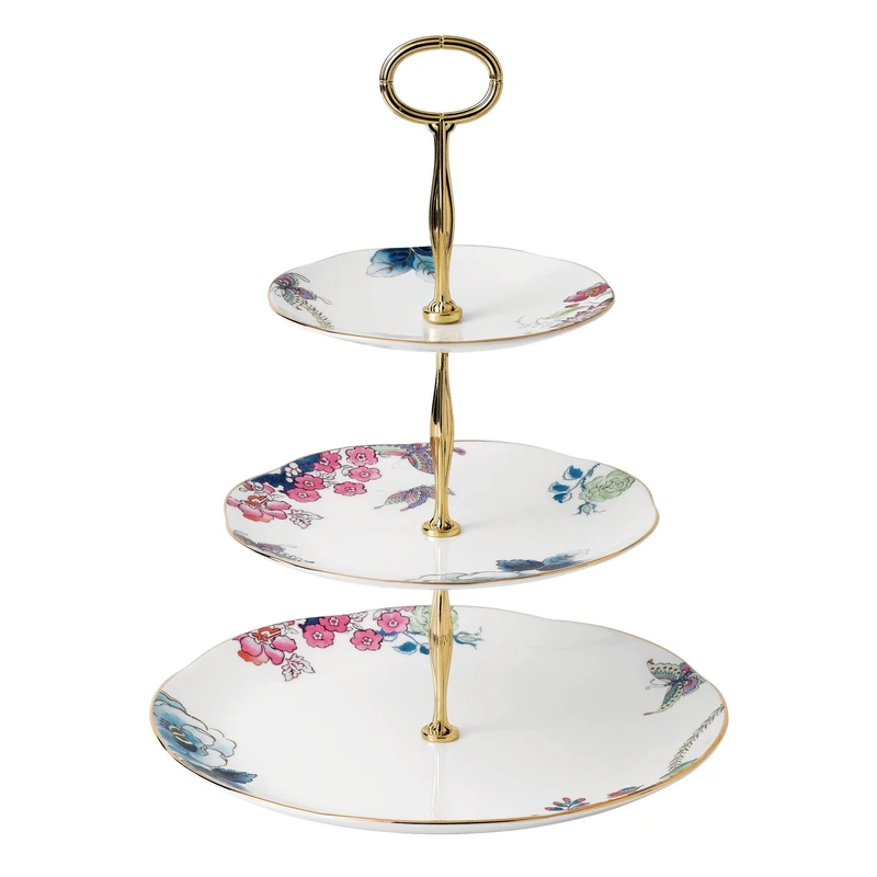 Wedgwood Butterfly Bloom Cake Stand 3 Tier - Image 1
