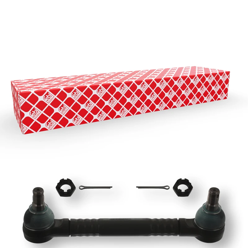 febi bilstein 35190 Stabiliser Link with castle nuts and cotter pins, pack of one