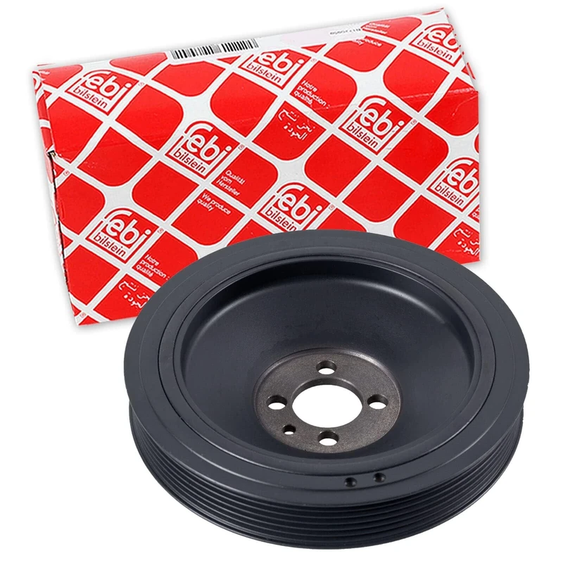 febi bilstein 39136 Pulley decoupled, for crankshaft, pack of one
