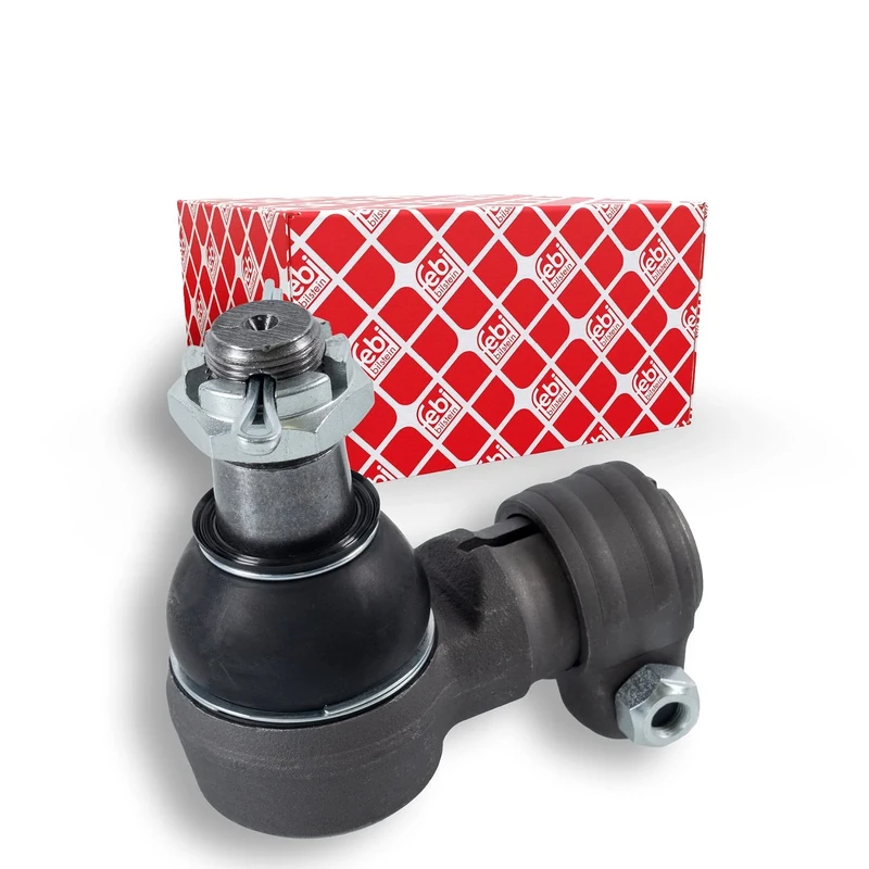 febi bilstein 39450 Ball Joint for steering hydraulic cylinder with castle nut and cotter pin, pack of one