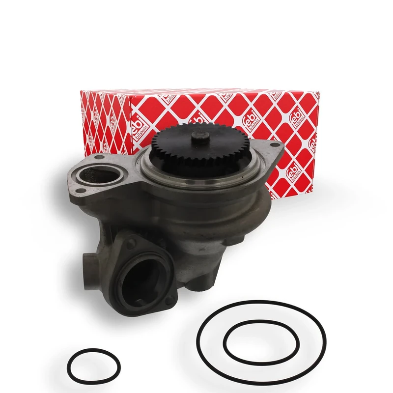 febi bilstein 39886 Water Pump with sealing rings, with housing, pack of one