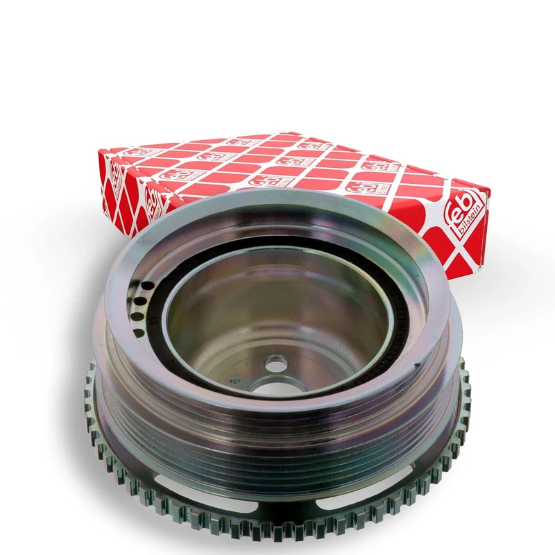 febi bilstein 40048 Pulley decoupled, for crankshaft with pulse wheel, pack of one