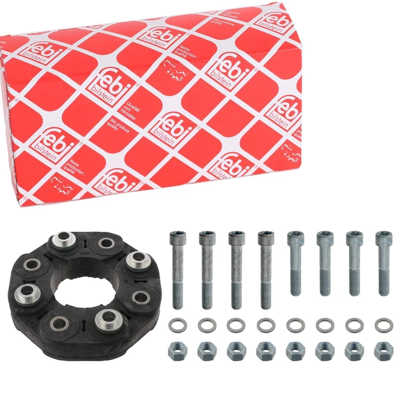 febi bilstein 40216 Flexible Coupling Kit for propshaft, pack of one