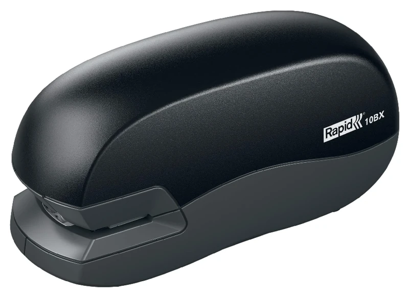 Rapid F Series 10BX Contactless Electric Stapler, 10 Sheet Capacity, Battery Powered, Metal and Plastic, Black, 5000294