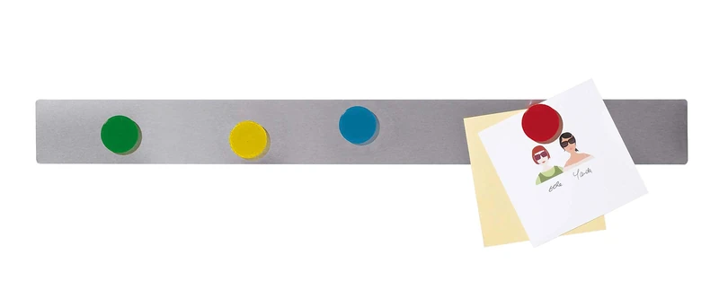 Franken ST1455 Magnetic Strip Self-Adhesive 5 x 100 cm Silver