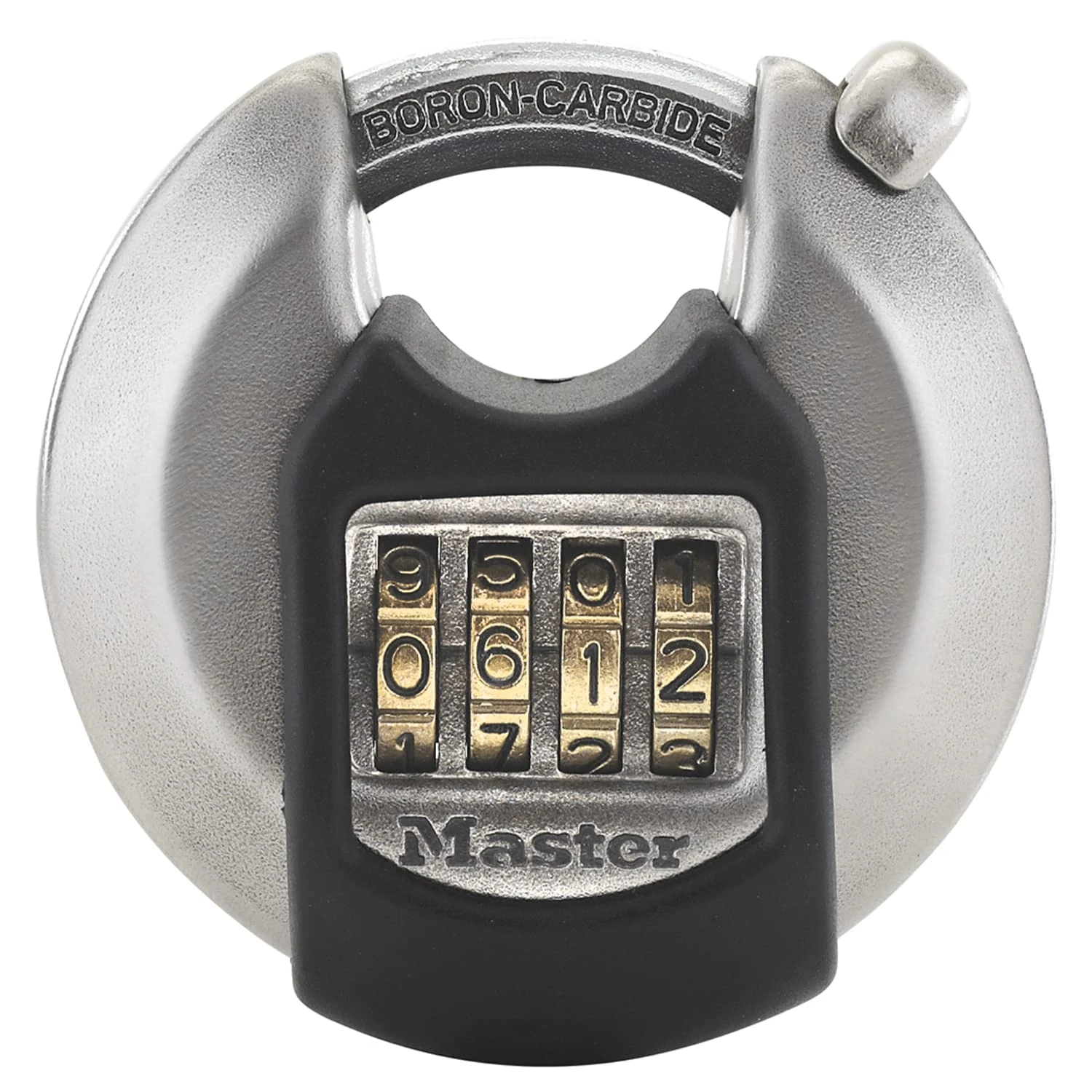 MASTER LOCK Heavy Duty Combination Padlock, Security Level 8/10, Combination, Outdoor, Stainless Steel, Weatherproof