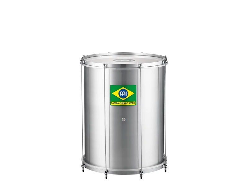 Meinl Percussion Classic Series Surdo - Medium-Large Samba Drum - 18-inch Diameter - 22-inch Height - Aluminum, Silver (SUC18)