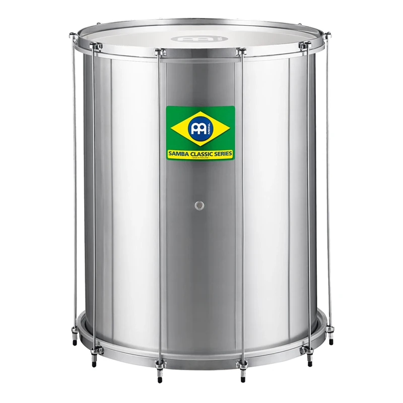 Meinl Percussion Classic Series Surdo - Large Samba Drum - 20-inch Diameter - 24-inch Height - Aluminum, Silver (SUC20)