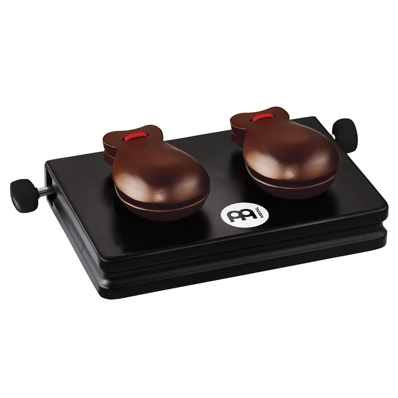 Meinl Percussion Castanet Machine Instrument - Castanet Machine with Two Castanets - Separately Adjustable - Musical Instrument - Indian Rosewood, Mulitcoloured (CM2) - Image 1