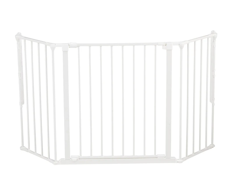 BabyDan Flex M, 90-146 cm, Stair Gate/Room Divider, White, Made in Denmark - Baby Gate/Safety Gate (Pet Gate/Dog gate/Dog playpen)