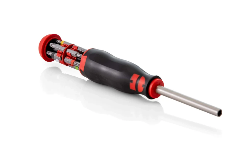 Würth Schraubendreher Schraubenzieher mit Bit Magazin im Griff INKL. 12 Bits Sehr Praktisch ! Rundklinge mit Magnet NEU
