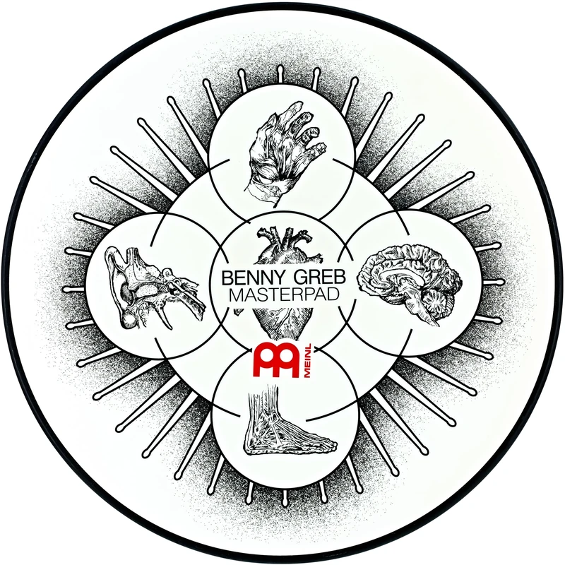 Meinl MPP-12-BG 12 inch Masterpad - Benny Greb