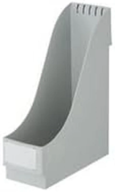 Leitz Magazine File Extra Wide, Pack of 8, Ideal for Storing and Storing Documents, Catalogues and Folders in A4 and US Format, Grey, 24250085