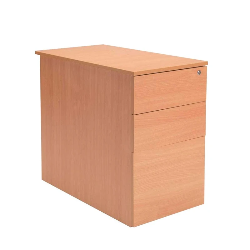 Serrion Desk High Pedestal 600 Bavarian Beech KF74110
