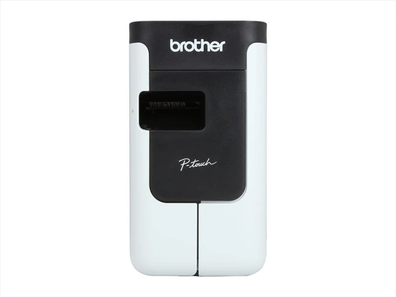 Brother PT-P700 Label Maker, USB 2.0, P-Touch Label Printer, Portable, Up to 24mm Labels, Includes AC Adapter/USB Cable/24mm Black on White Tape Cassette, UK Plug