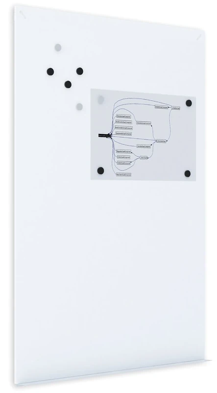 Bi-Silque DET802 5397 Magnetic Frame Less Tile Whiteboard