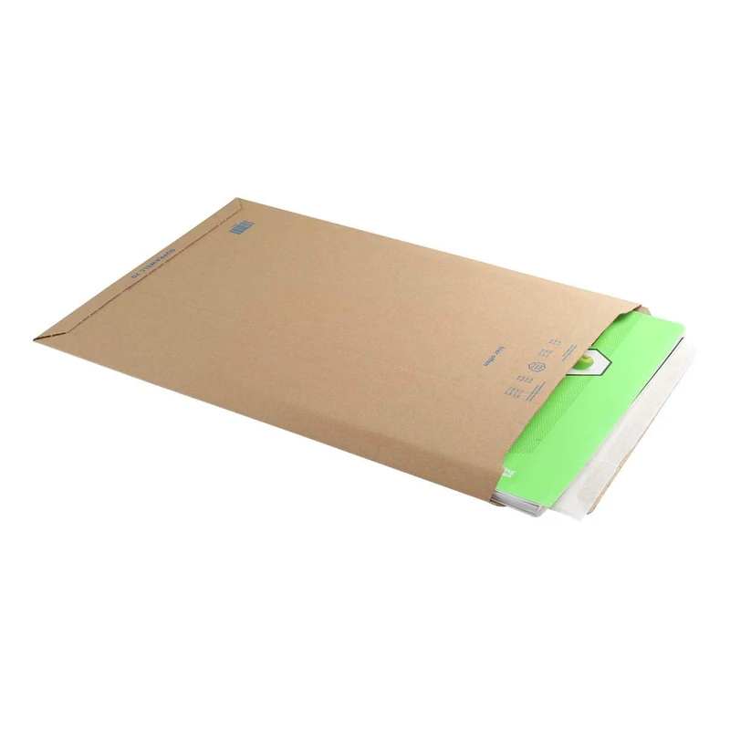 Blake VITA - Corrugated Cardboard Envelopes 330 x 490 mm - Pack of 100 - Thickness 300 GSM - Peel and Seal Cardboard Mailers - Book Wrap Mailer 12.99 x 19.29 Inches - Sustainable Packaging (PCE70)