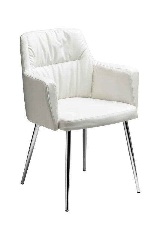 Premier Housewares Feature Chair - White
